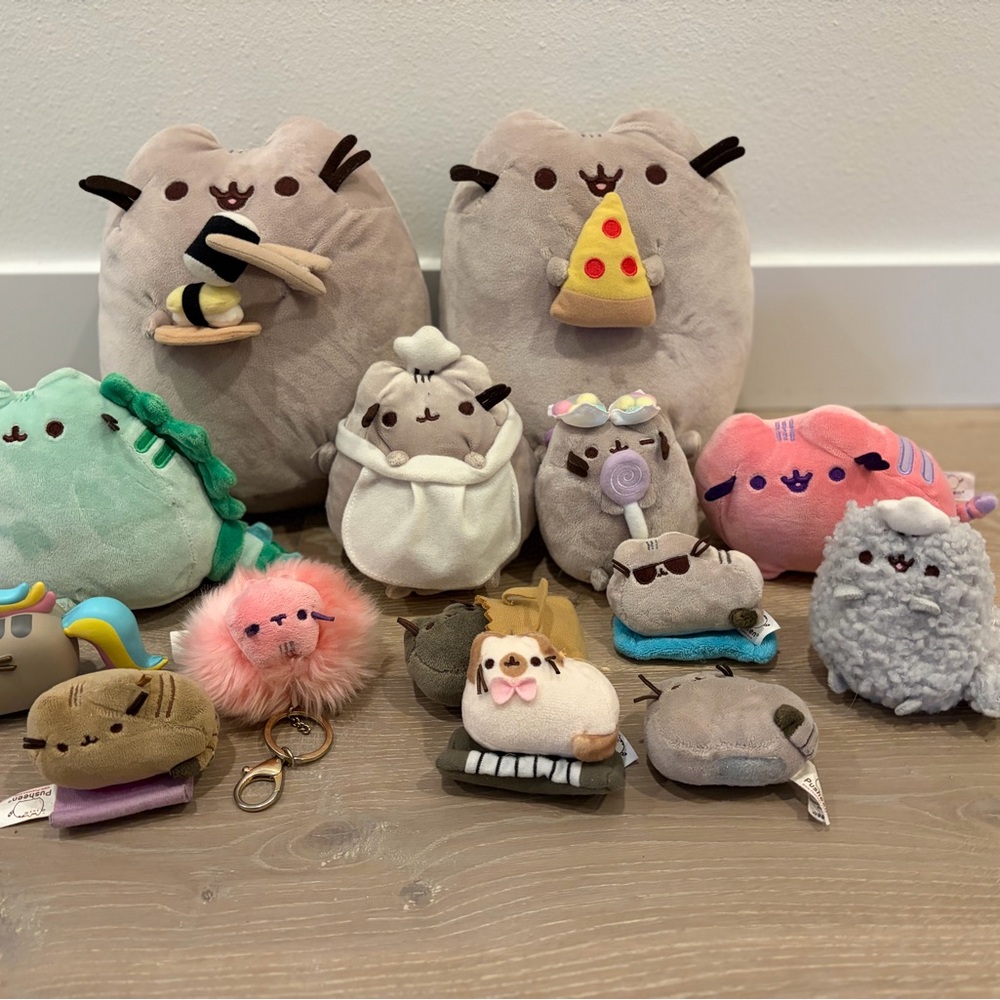 Pusheen Collection - Gray, Green, Pink